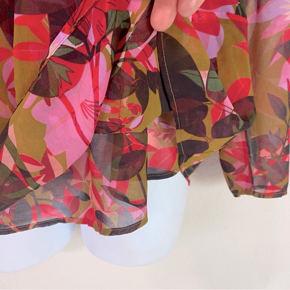 CAbi Mia 2 Piece Long Sleeve Layered Blouse Size M - Picture 4 of 8